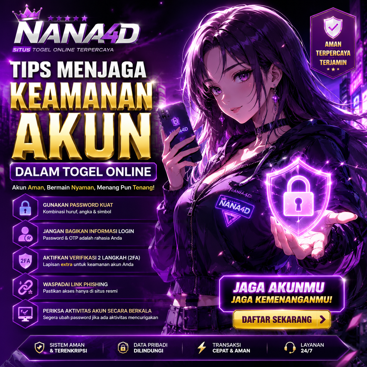 TIPS MENJAGA KEAMANAN AKUN